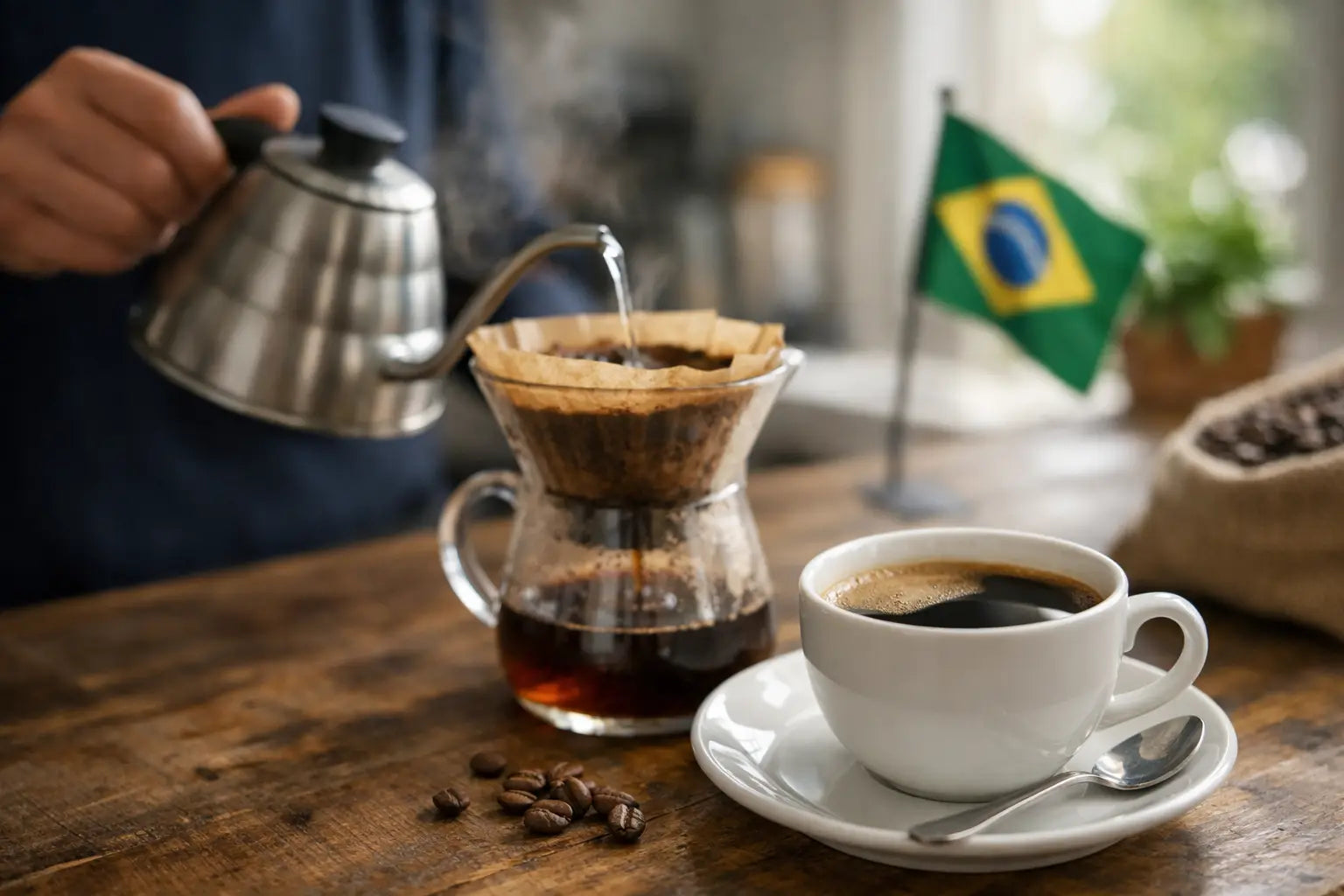 Koffie uit Brazilië: smaak, body en zetten