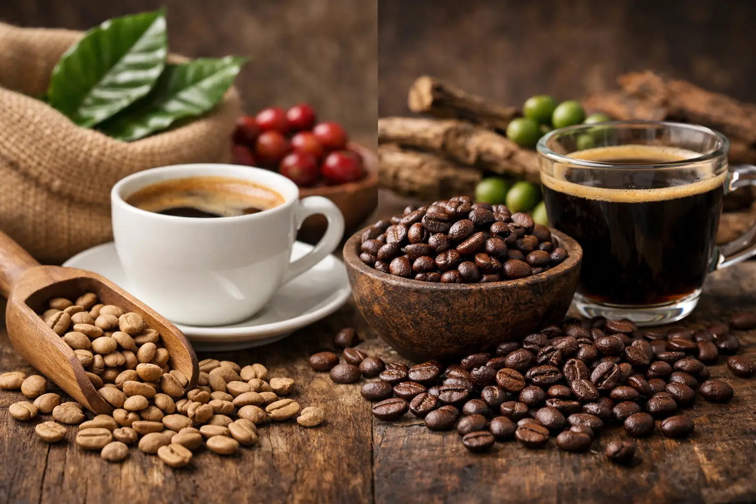 Het verschil tussen arabica en robusta koffie