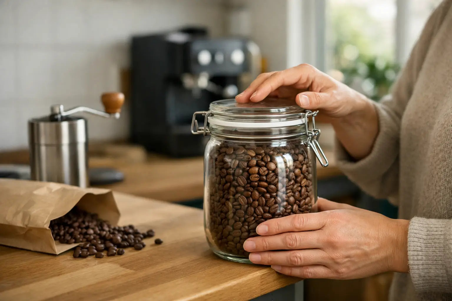 Hoe bewaar je verse koffiebonen het best?