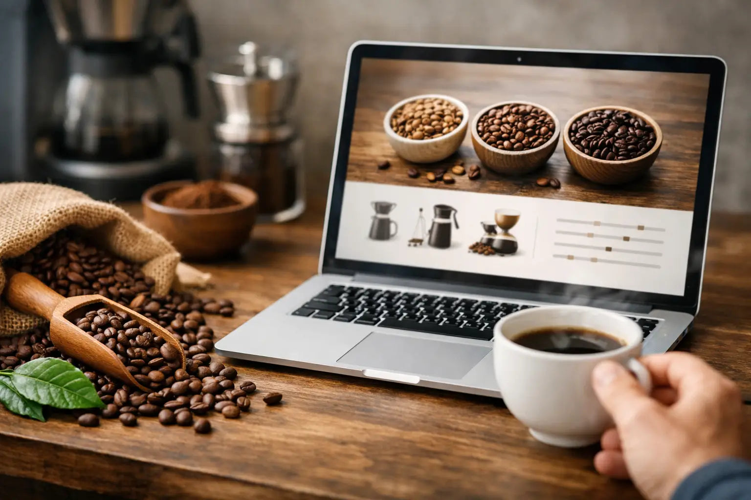 Koffiebonen online keuzehulp voor meer smaak