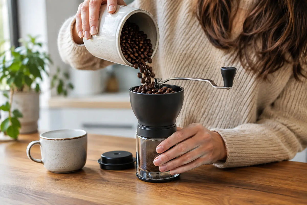 De beste vers gebrande koffiebonen kiezen