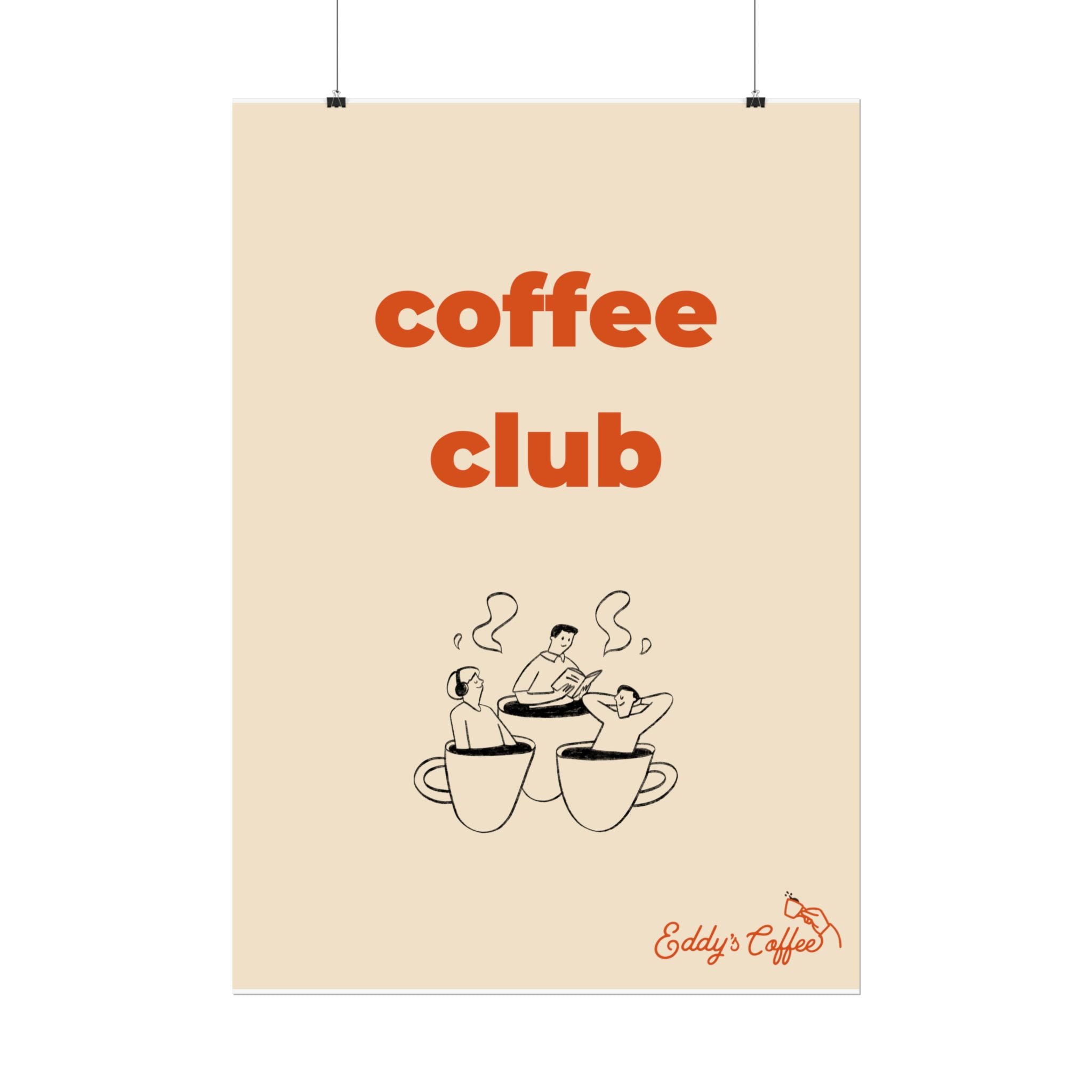 Club Coffee Poster