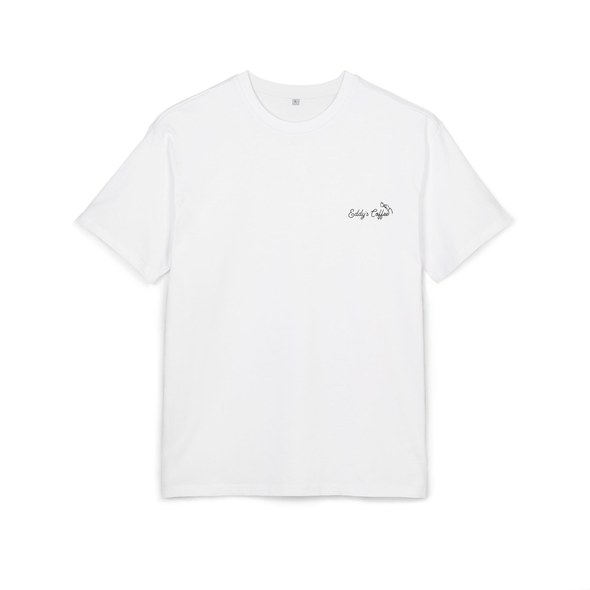 Eddy's Coffee Oversized Heavy T-shirt "Sip Smile Repeat."