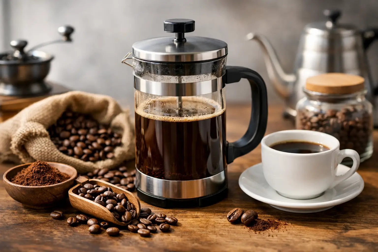Beste koffie voor French press: zo kies je goed