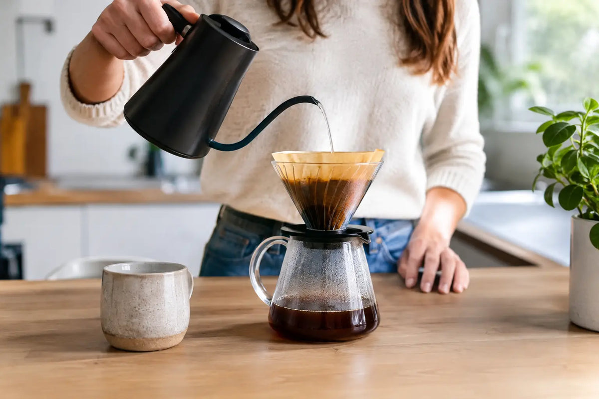 Filterkoffie: zetverhouding thuis gebruiken
