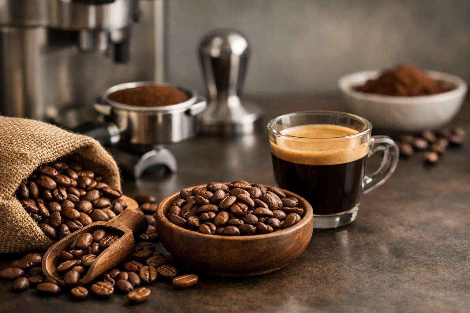 Decaf bonen voor espresso kiezen zonder smaakverlies