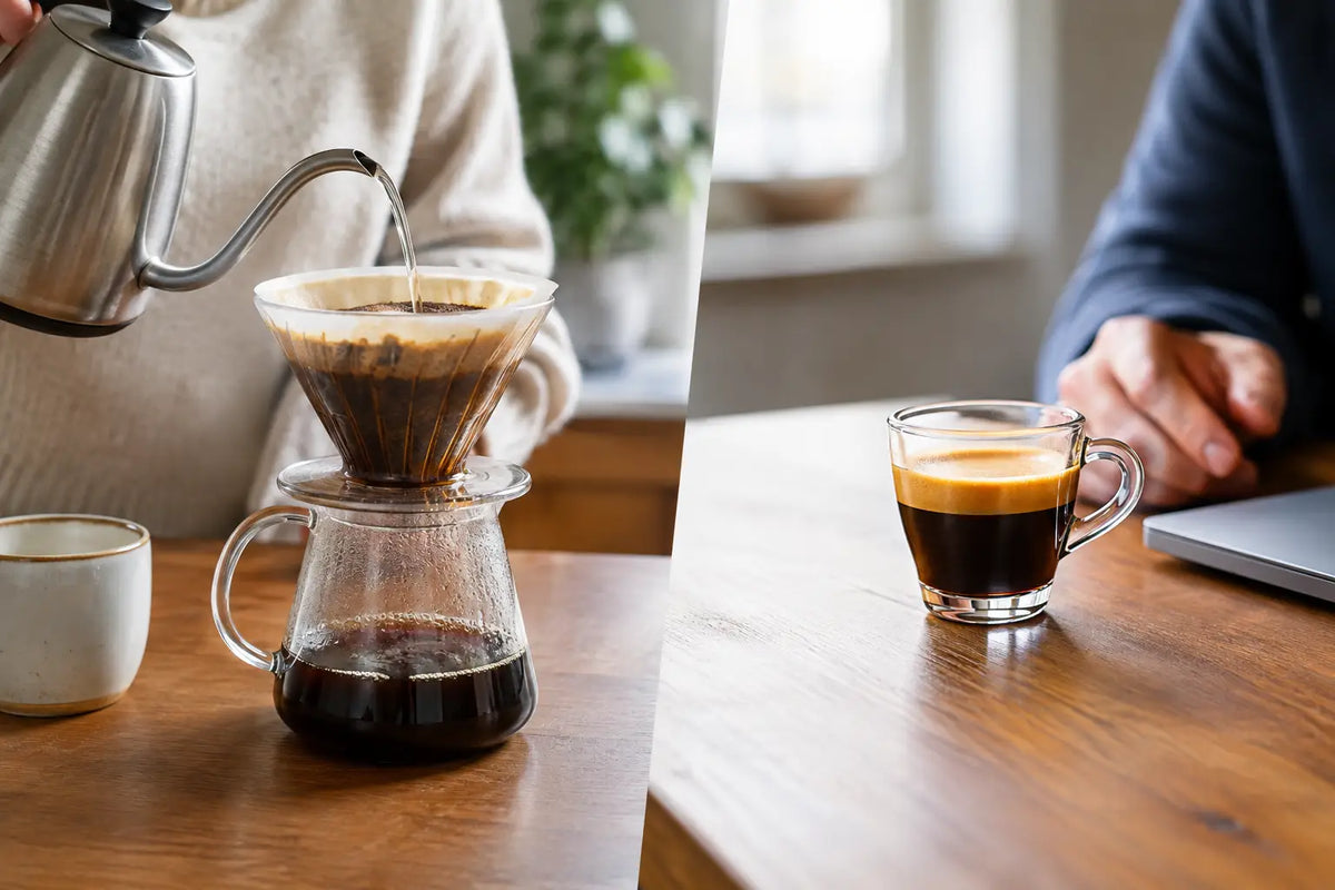 Filterkoffie versus espresso branding: wat past?