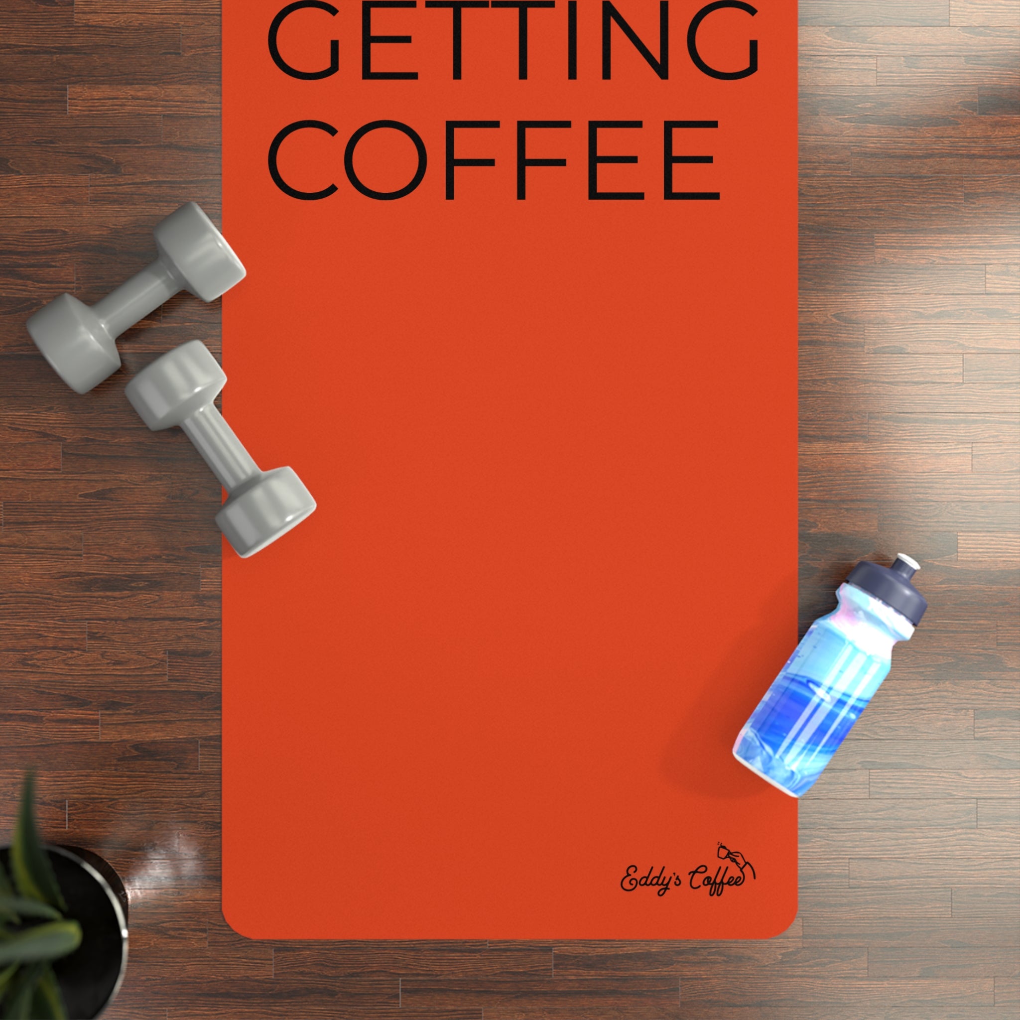 Coffee Lovers Rubber Yoga Mat