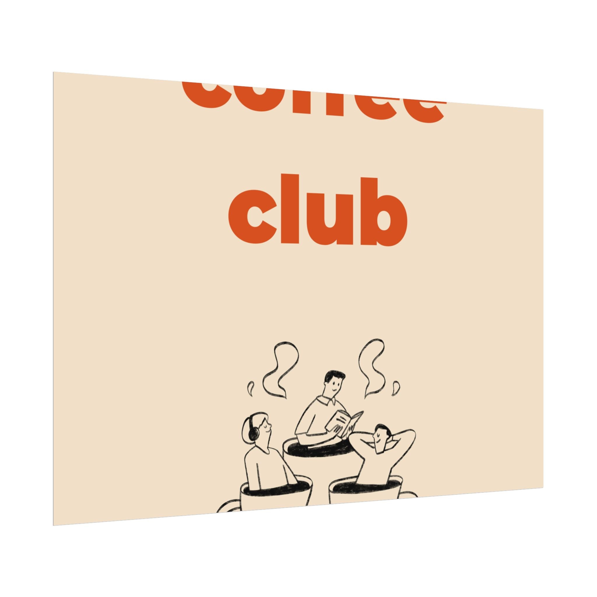 Club Coffee Poster