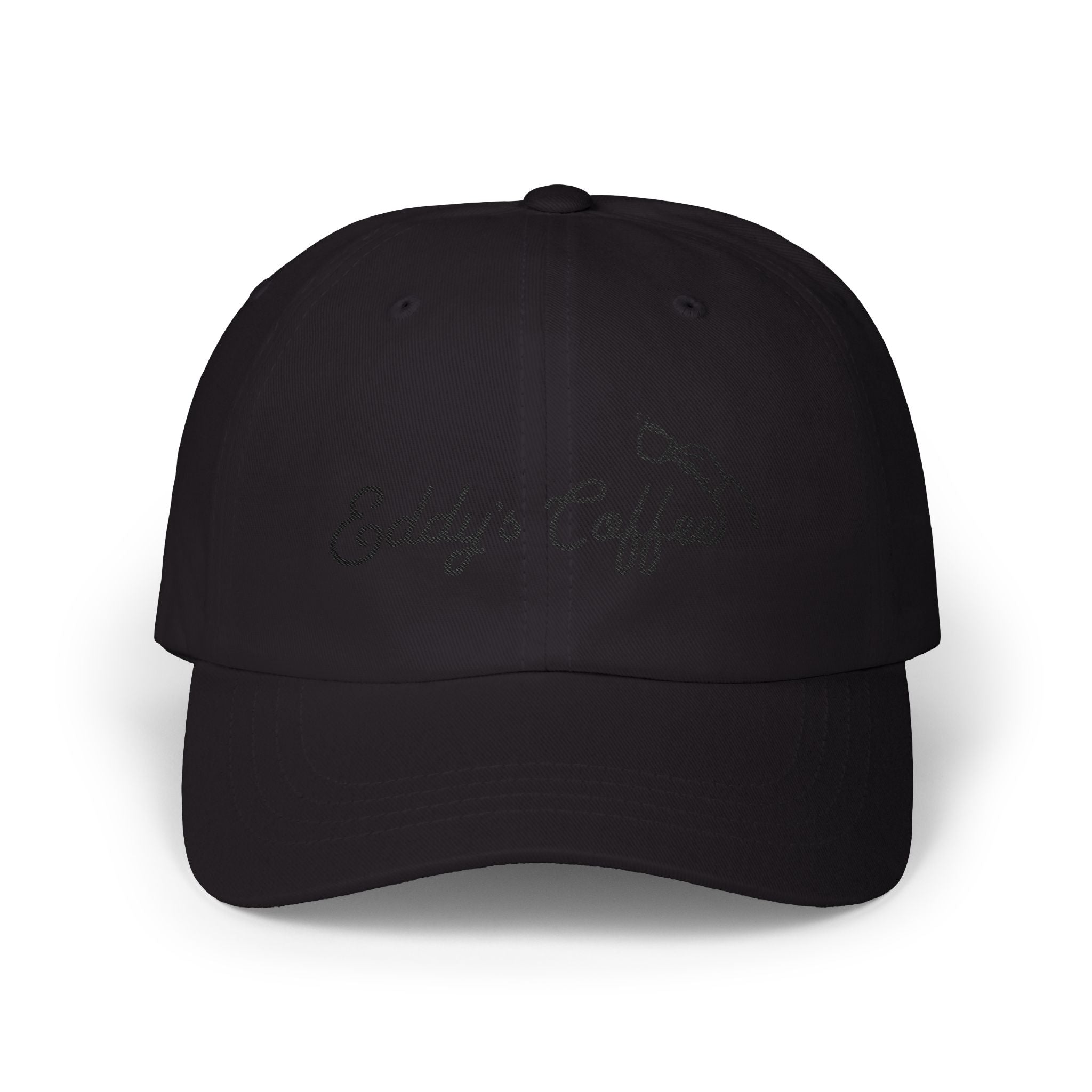 Classic Dad Cap – 'Daddy's Coffee' Embroidered Black Baseball Hat