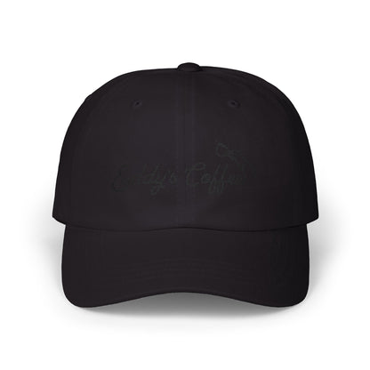Classic Dad Cap – 'Daddy's Coffee' Embroidered Black Baseball Hat