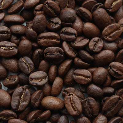 Close-up van gebrande Premium Specialty Coffee koffiebonen